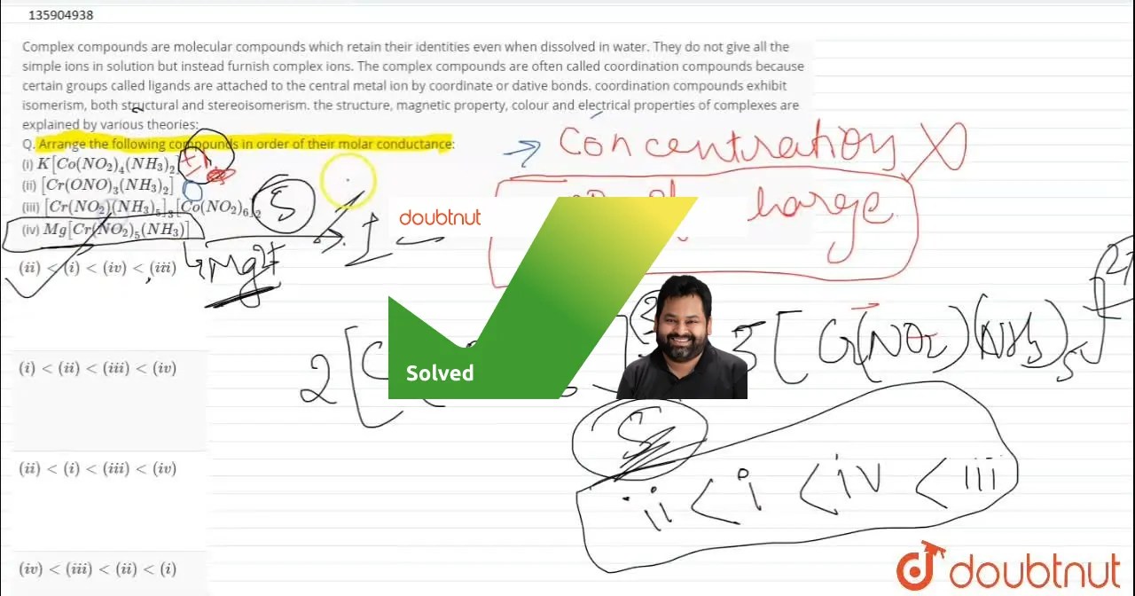 Complex compounds are molecular compounds which retain their identitie