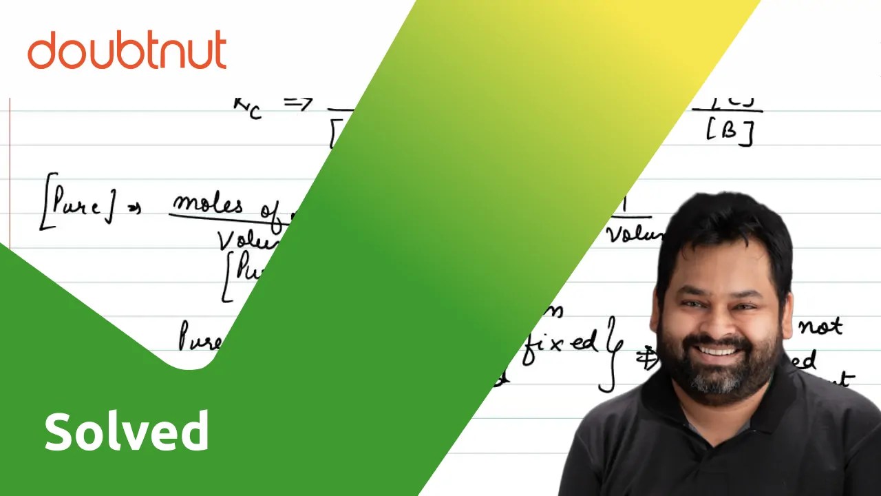 Explain why pure liquids and solids can ignored while writing the equi