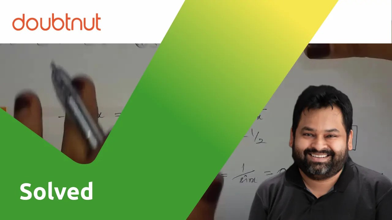 [Kannada] The number of solution of the eqution cot x=cot x+(1)/(sin