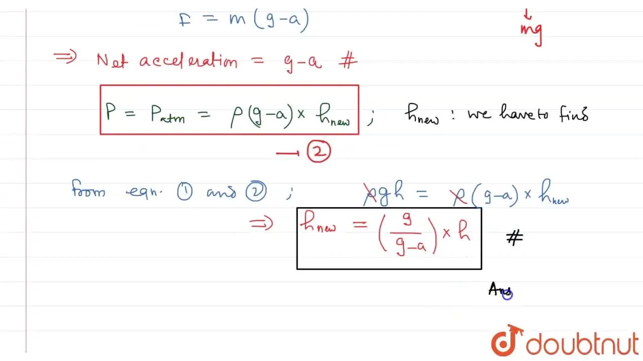 [Bengali] The reading of a mercury barometer placed inside a stationar