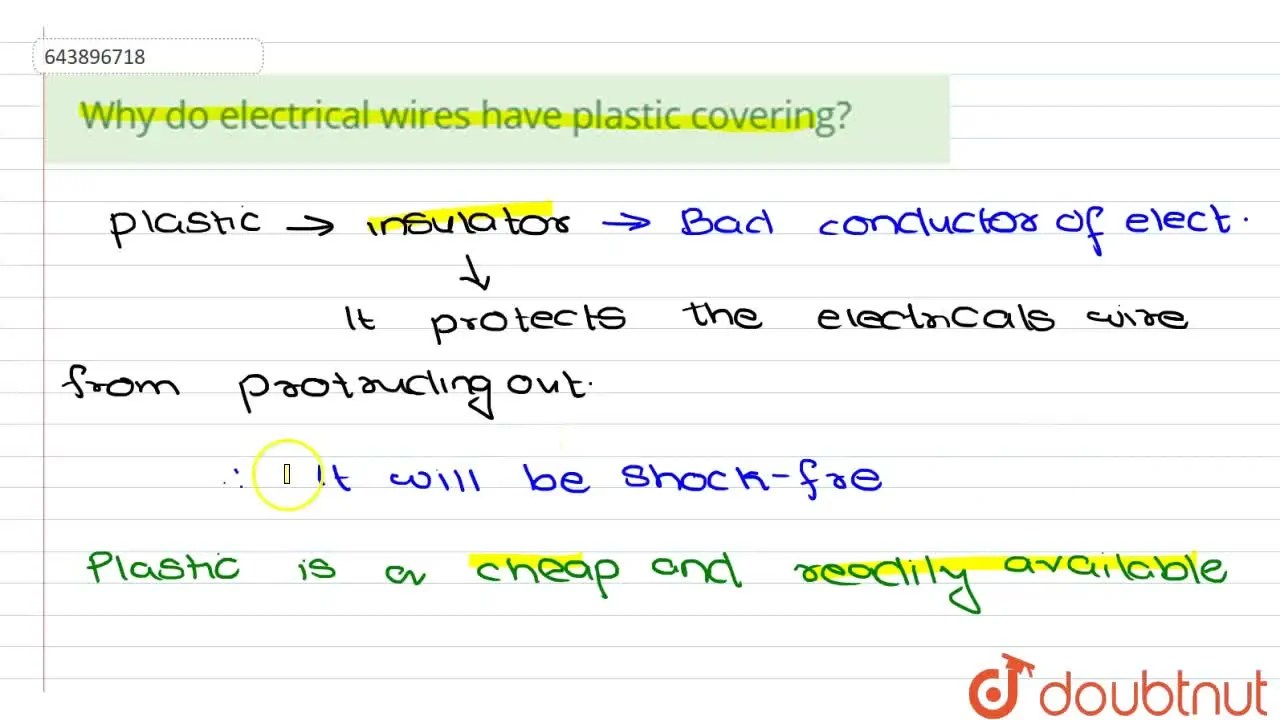 [Telugu] Why do electrical wires have plastic covering?