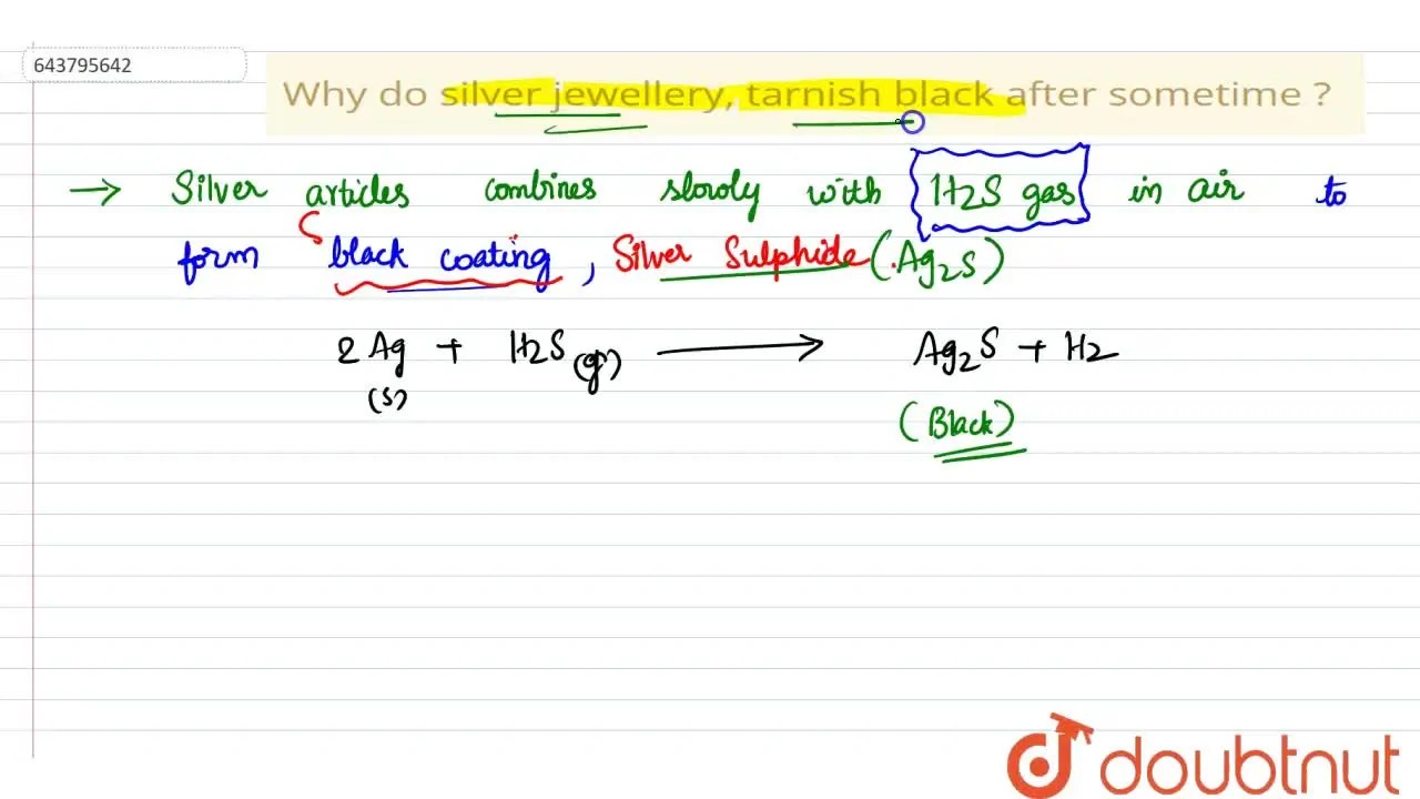 [Telugu] Why do silver jewellery, tarnish black after sometime