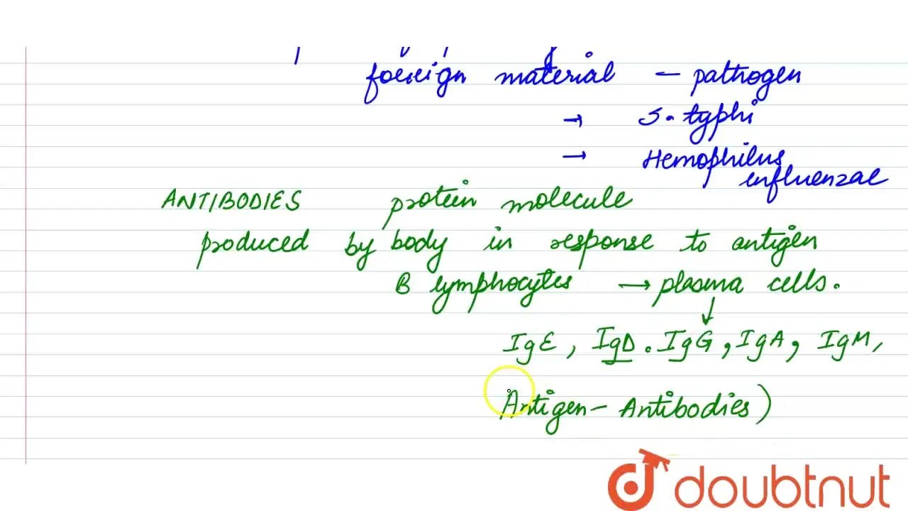 [Punjabi Solution] Define antigen and antibody with a suitable example