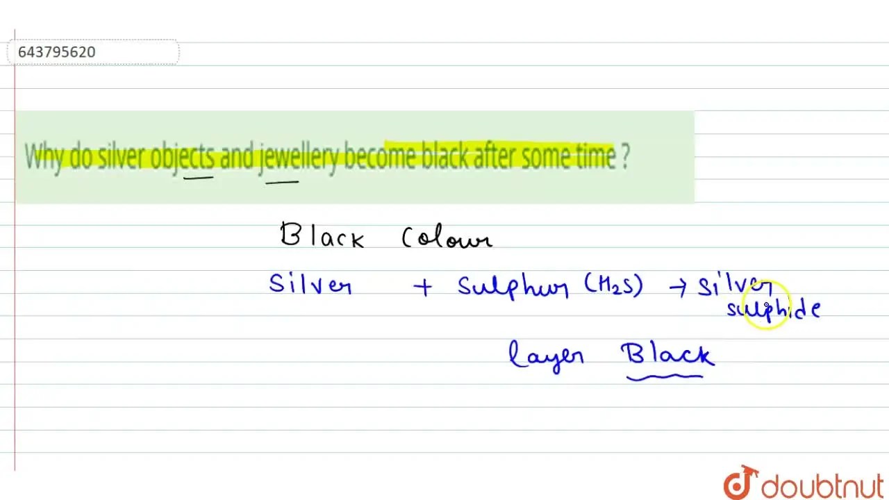 [Telugu] Why do silver objects and jewellery black after some t