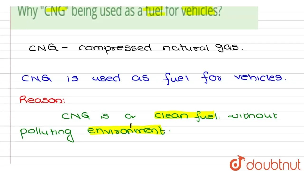 [Telugu] Why "CNG" being used as a fuel for vehicles?