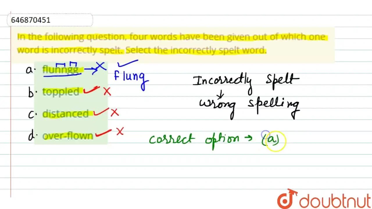 In the following question, four words have been given out of which one