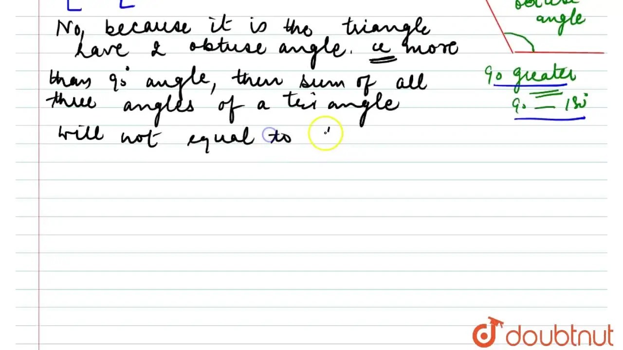 [Punjabi] A triangle can have two obtuse angles