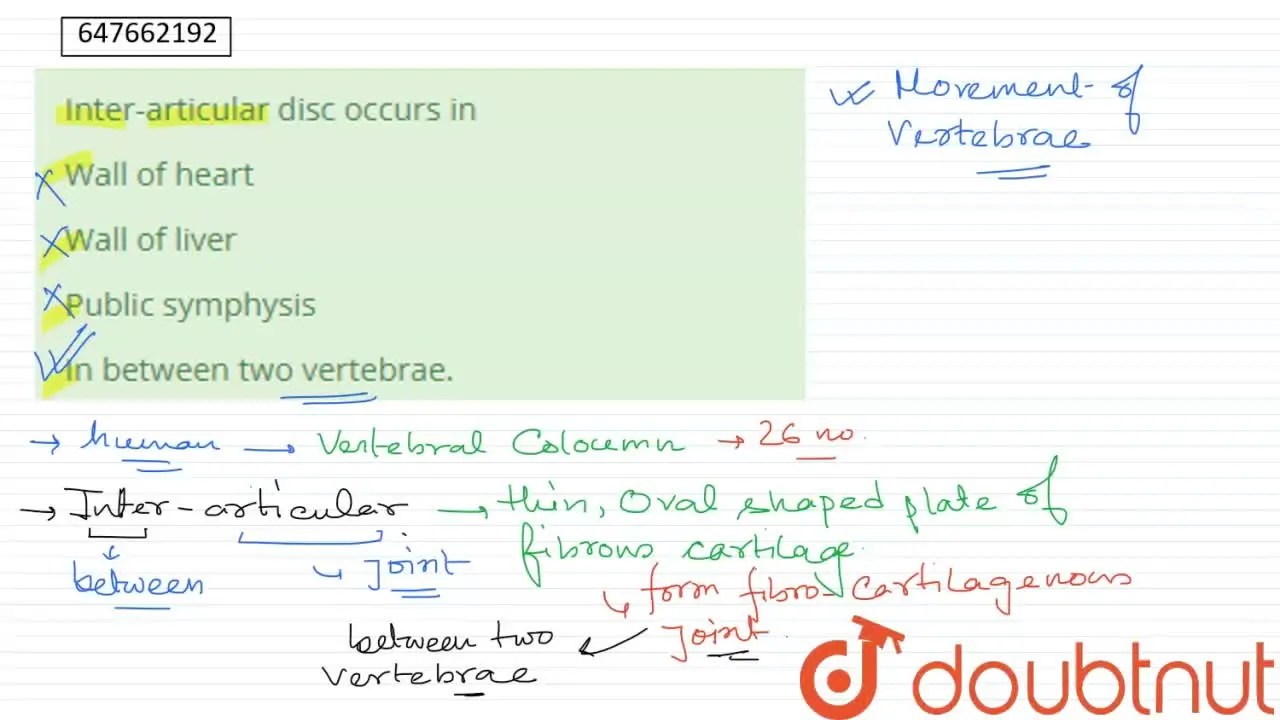 [Bengali Solution] Interarticular disc occurs in