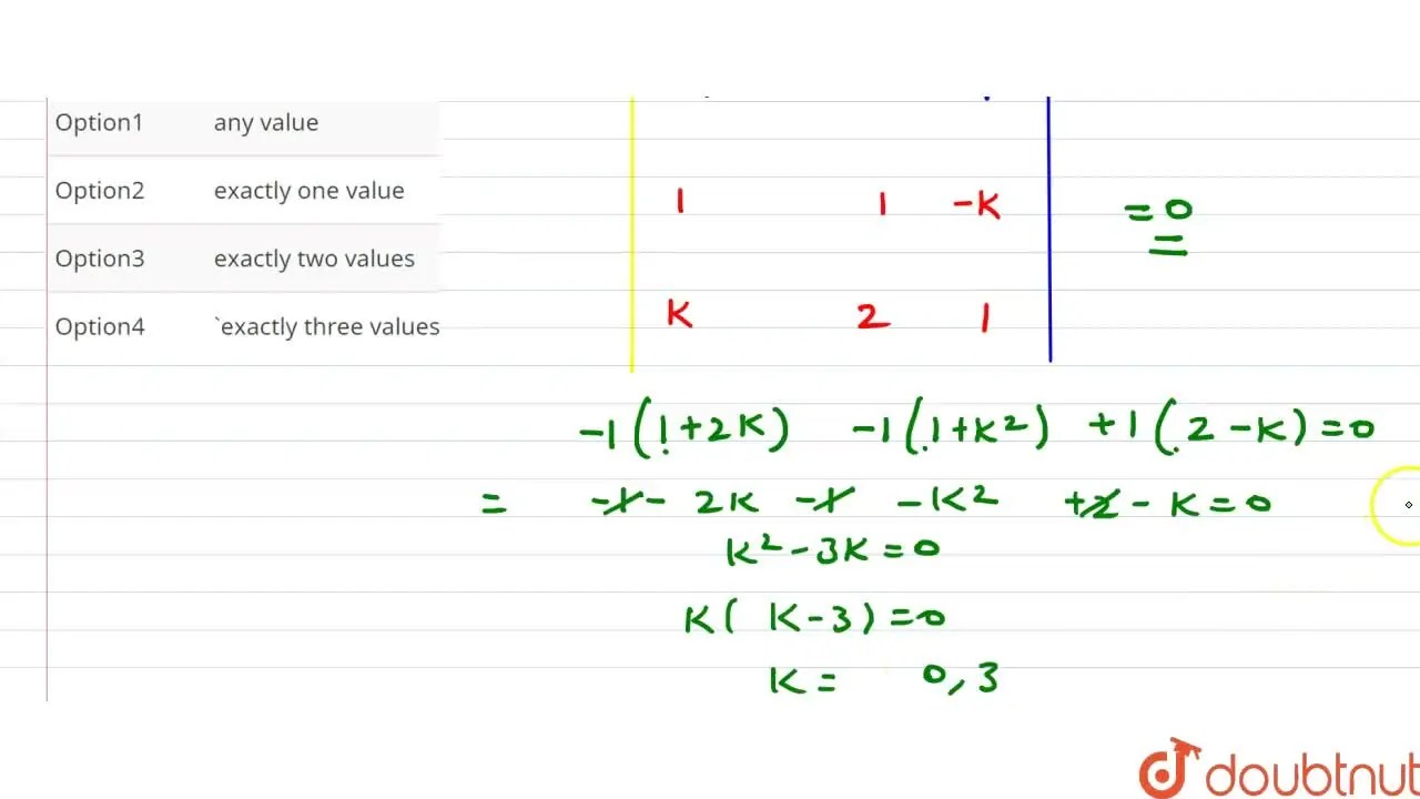 If the lines (x2)/(1)=(y3)/(1)=(z4)/(k) and (x1)/(k)=(y4)/(2)=(z