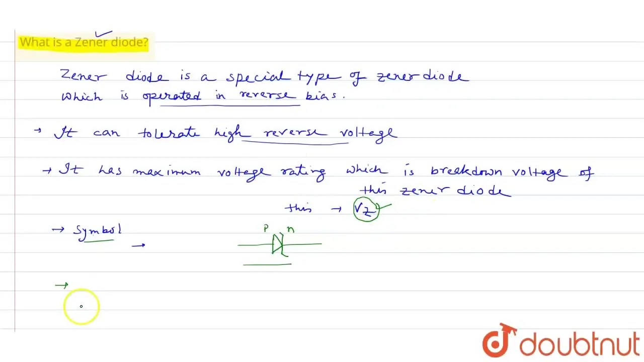 [Bengali] What is a Zener diode?