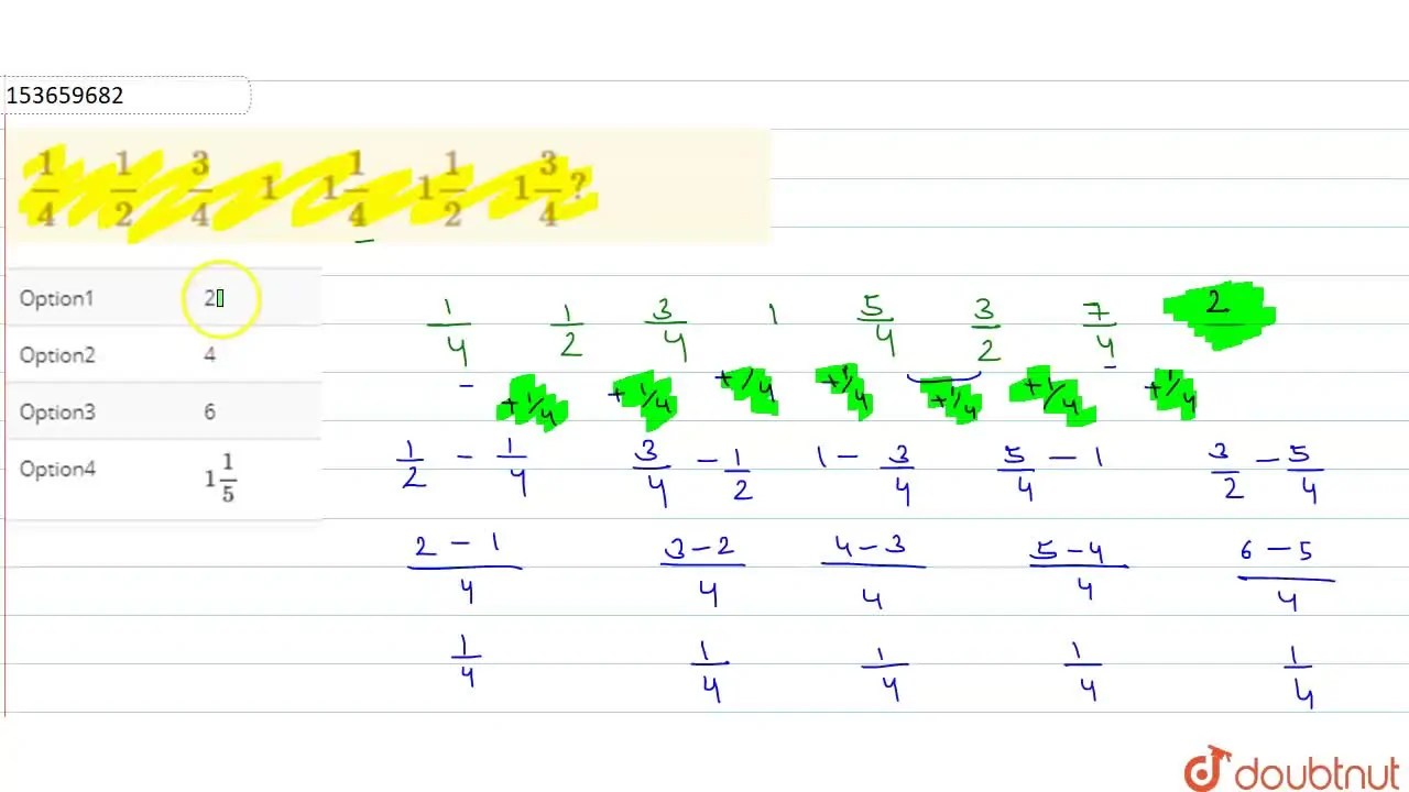 (1)/(4)" " (1)/(2) " "(3)/(4)" "1" "1(1)/(4)" "1(1)/(2)" "1(3)/(4)