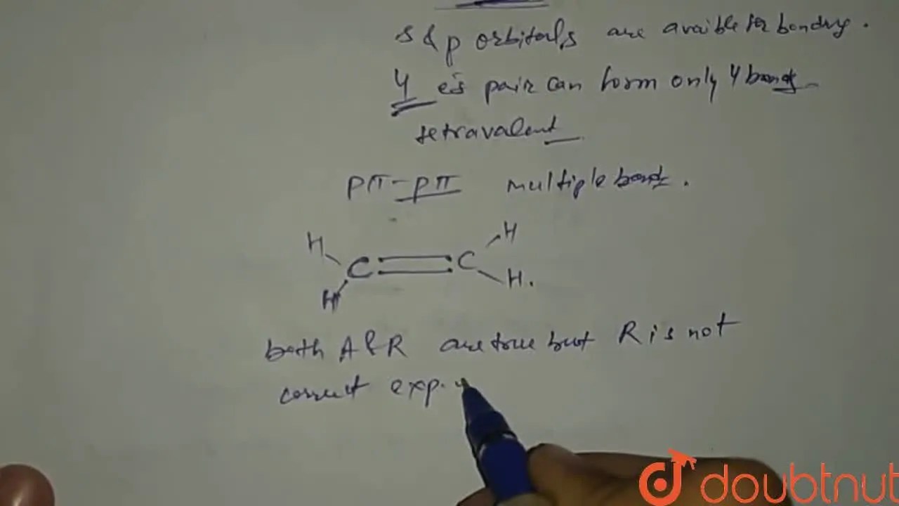 Assertion Carbon atom is tetravalent though it has two unpaired elec