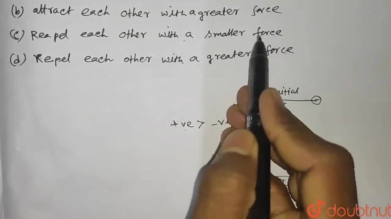 [Bengali] Repel each other with a smaller force