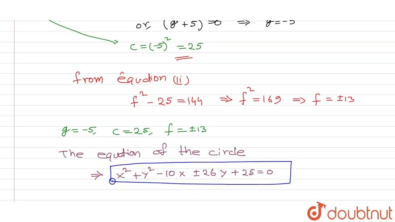 [Bengali] Find the equation of the circle which touches the xaxis at