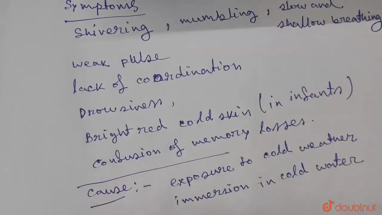 [Bengali] What do you mean by hypothermia