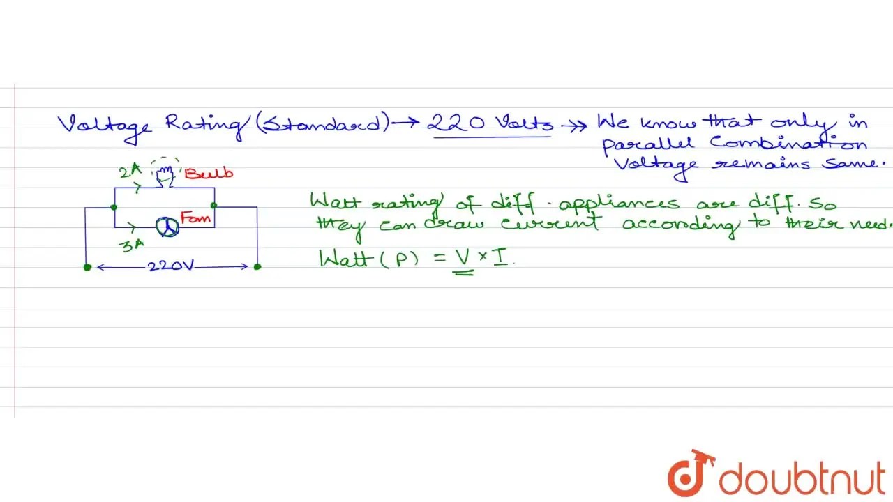 [Bengali] In household electrical wiring how are the lights and fans a