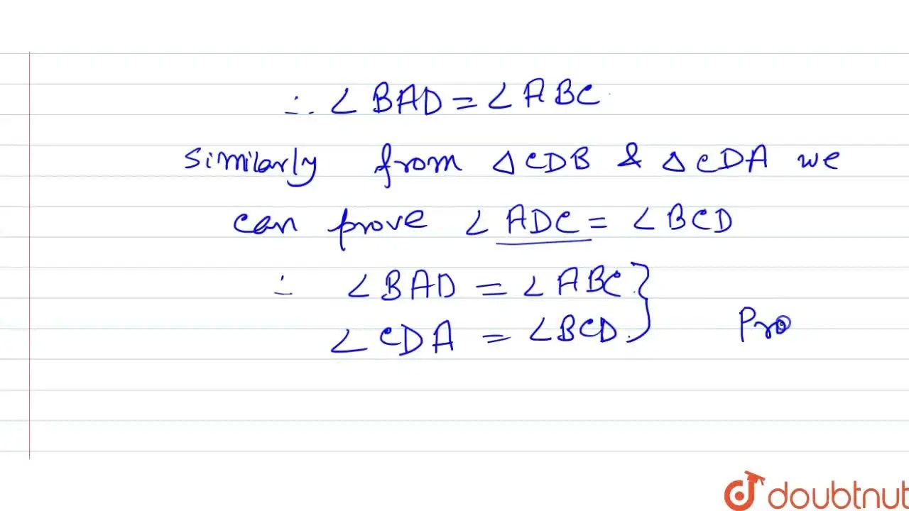[Bengali] Prove that two angles attached to the parallel sides of any