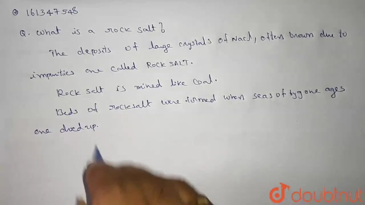 [Telugu] What is a rock salt