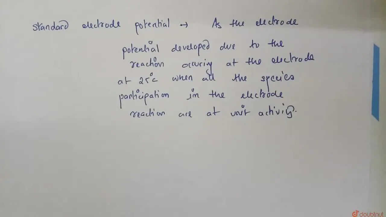 [Bengali] What is electrode potential ? What do you mean by standard e