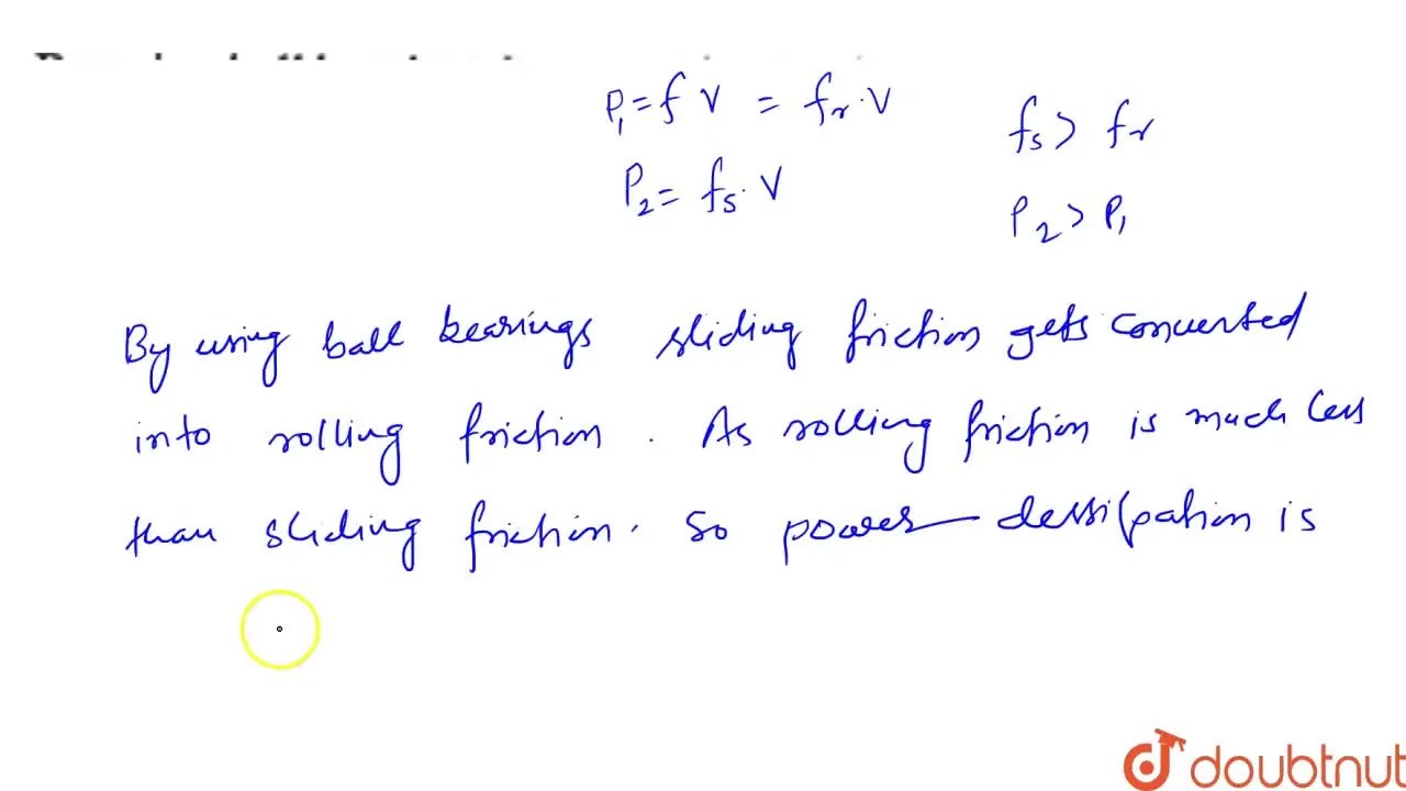Why are ball bearings used in machinery