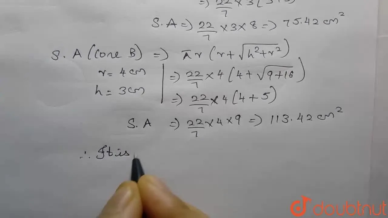 [Tamil] Consider the cones given in figure. Verify whether the c