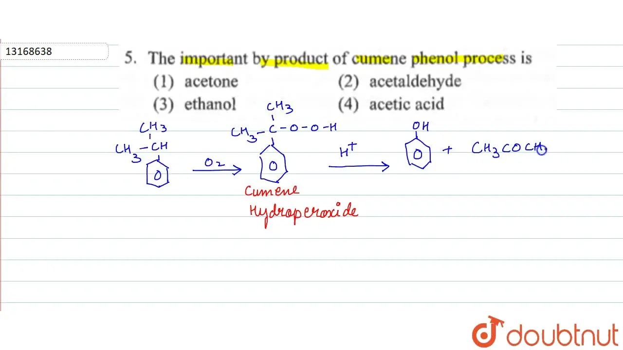 The important by product of cumene phenol process is