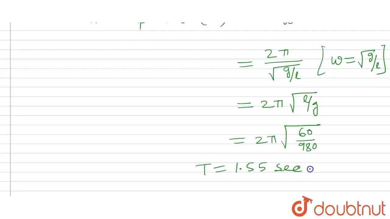 [Bengali] What is the time period of a simple pendulum of effective le
