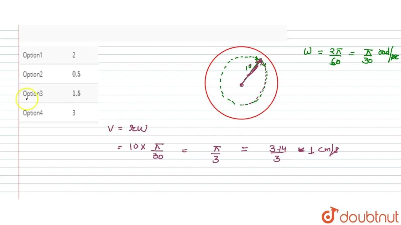 If the length of second's hand of a clock is 10 cm, the speed of its d