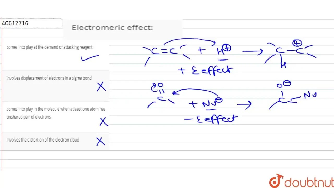 Electromeric effect