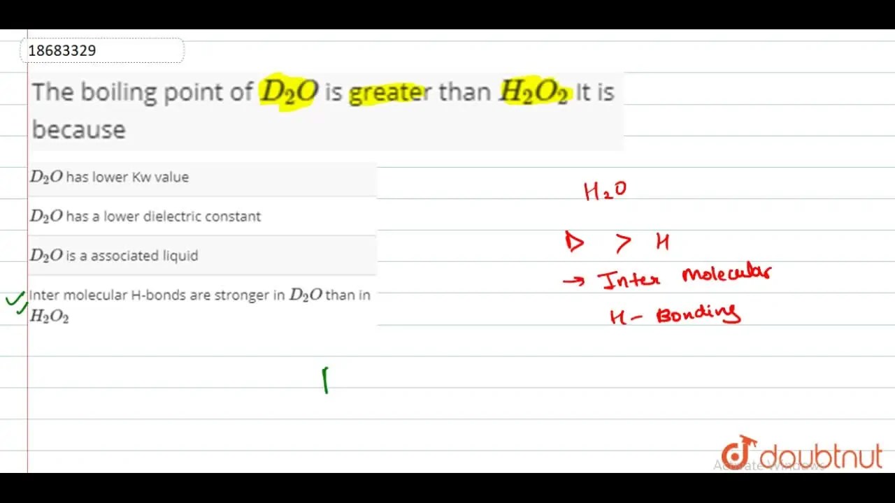 D(2)O is a associated liquid