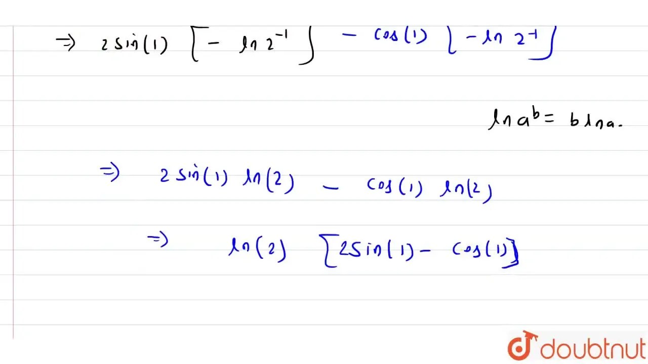 The value of int(1//2)^(1) (2 x sin (1)/(x) cos (1)/(x) ) dx is