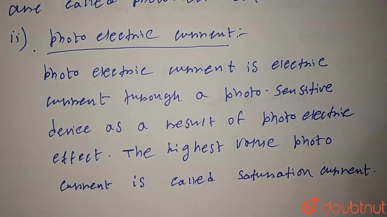 [Bengali] Define (i) photoelectron and (ii) photoelectric current