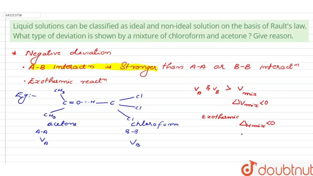 [Malayalam] Liquid solutions can be classified as ideal and nonideal