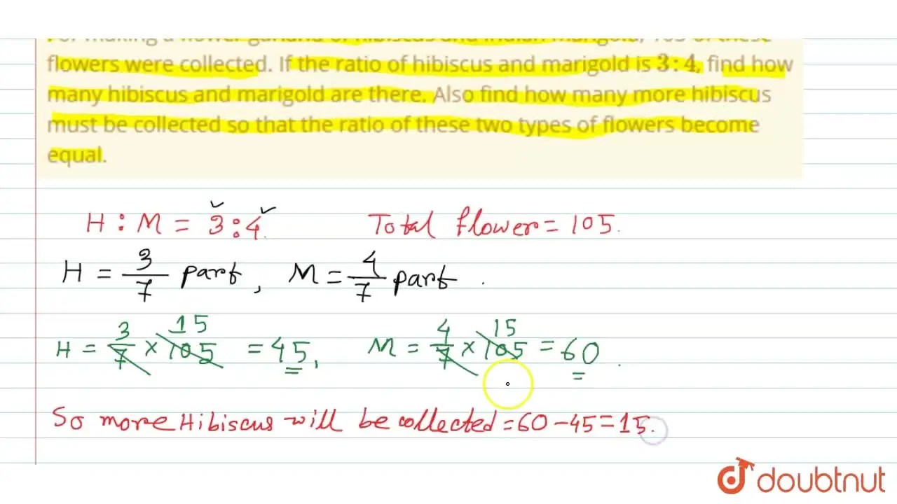 [Bengali] For making a flower garland of hibiscus and Indian marigold,