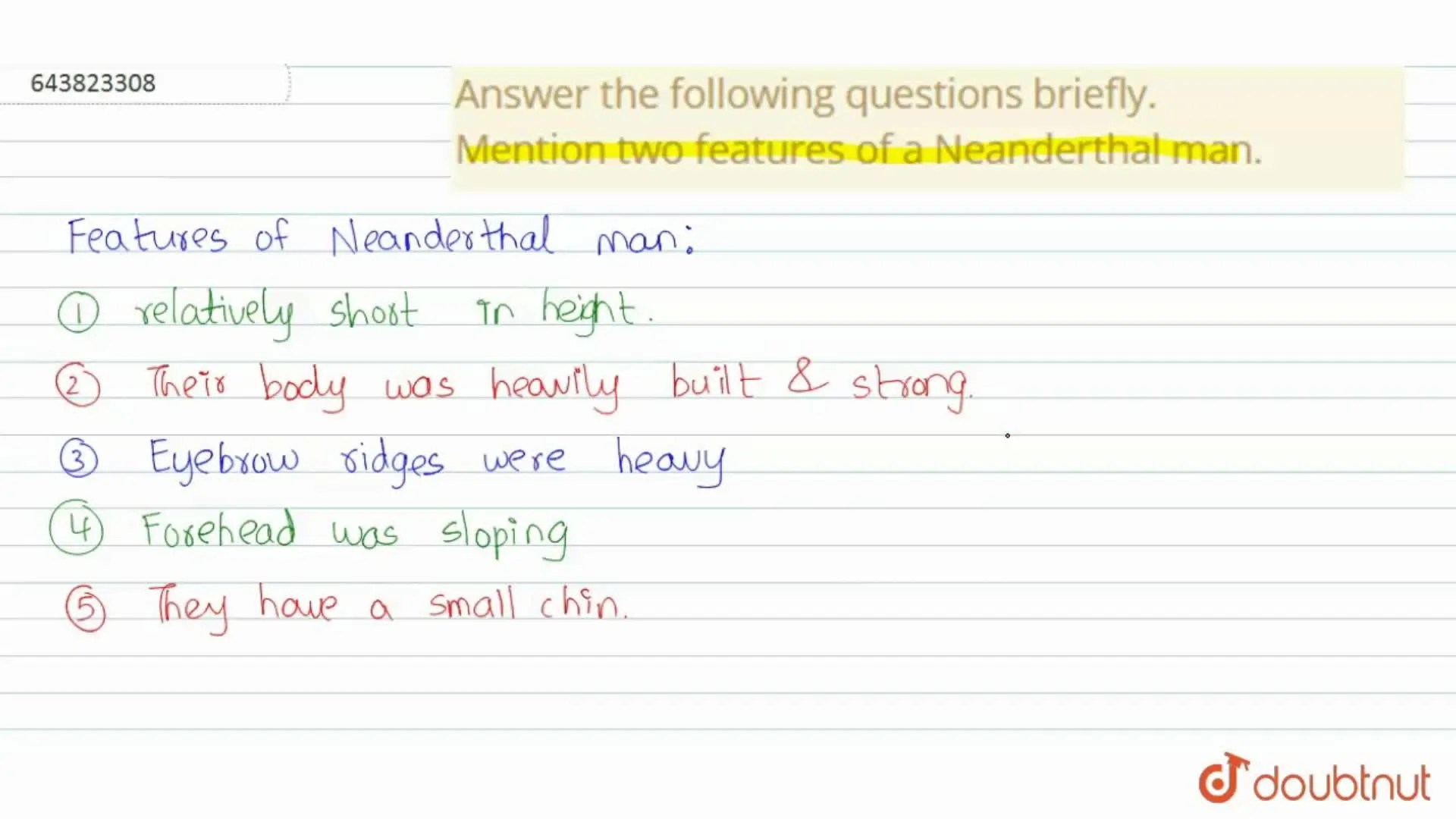 Answer the following questions briefly. Mention two features of a Ne