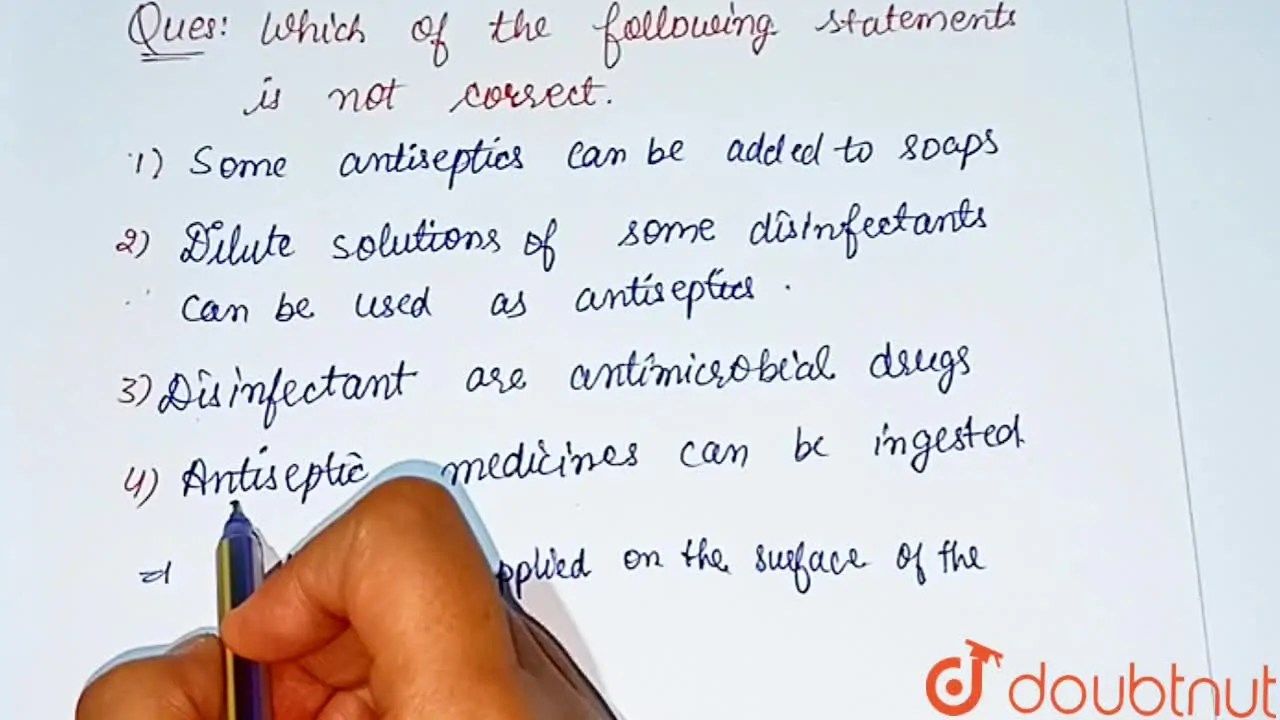 Disinfectants are antimicrobial drugs