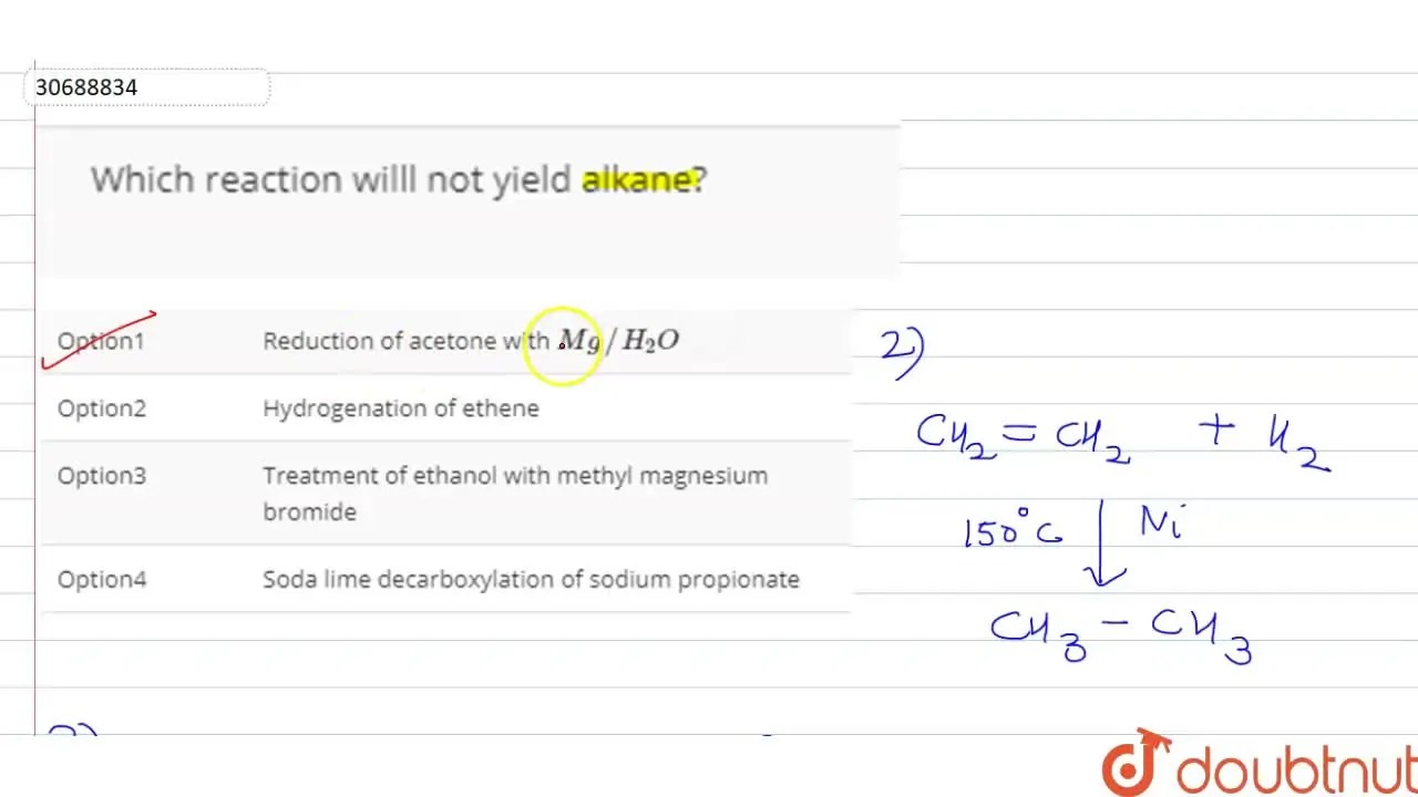 Treatment of ethanol with methyl magnesium bromide