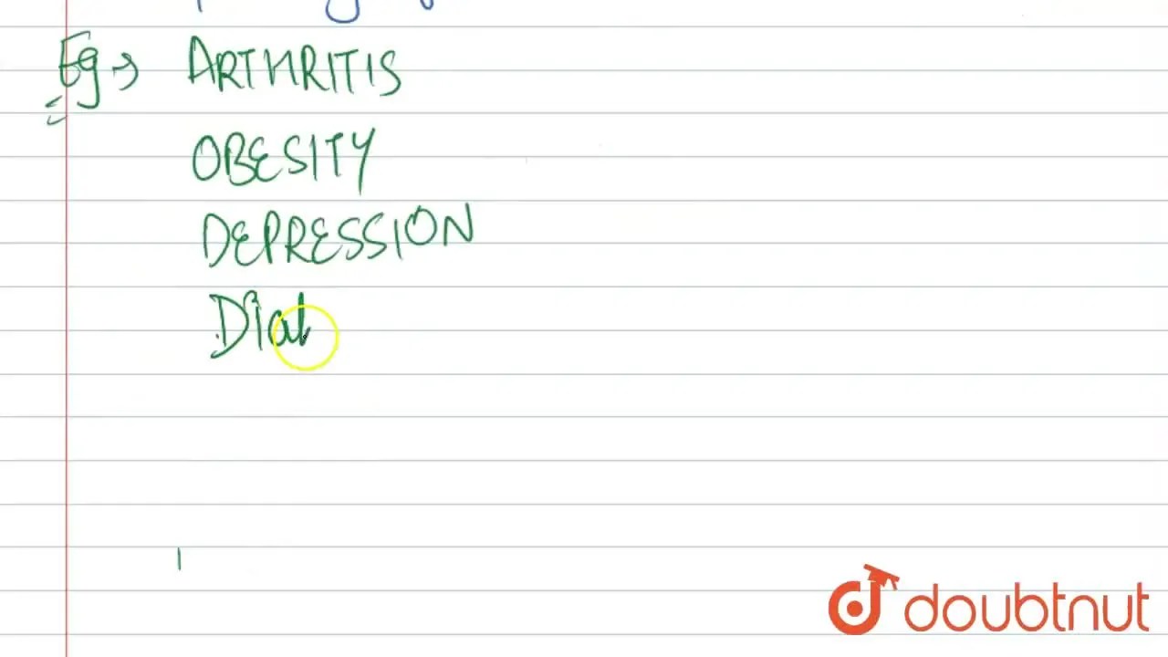 [Punjabi Solution] Write example of chronic disease.