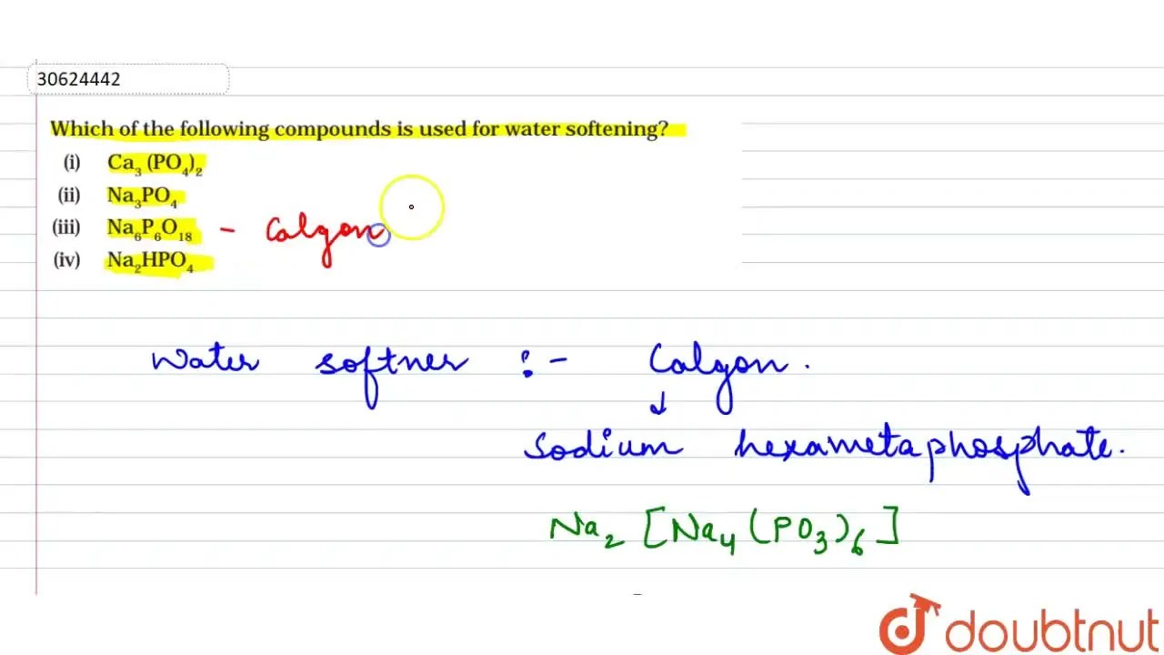 Which of the following compounds is used for water softening