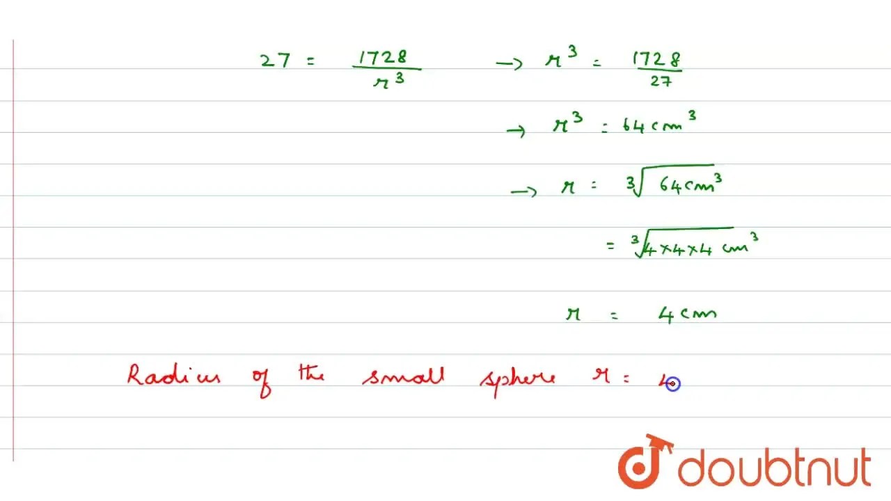 [Malayalam] A metal sphere of radius 12 centimetres is melted and reca