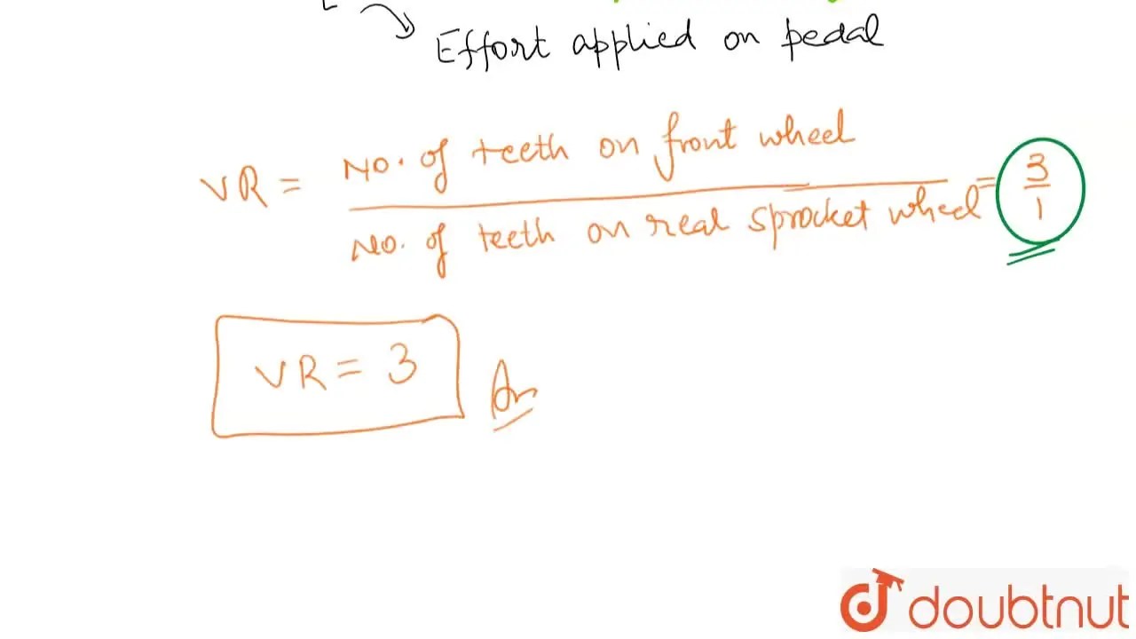 On what principle does a bicycle work ? What is the mechanical advanta