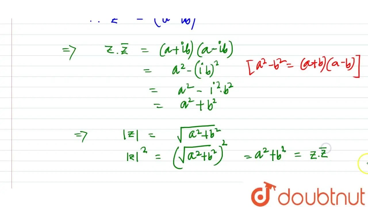 [Assamese] For any complex number z show that zbar z=z^2
