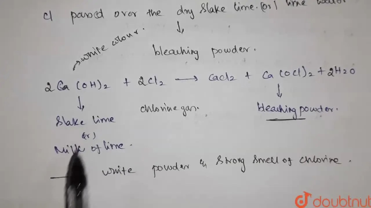 [Tamil] How is bleaching powder prepared