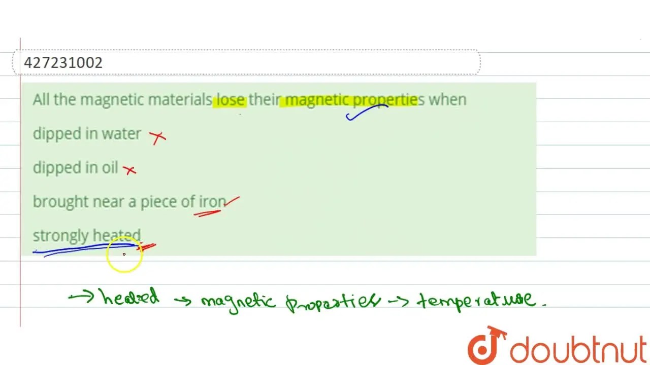 [Tamil] All the materials lose their properties when