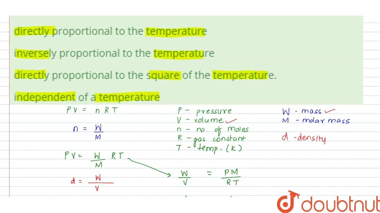 [Marathi] directly proportional to the square of the temperature.
