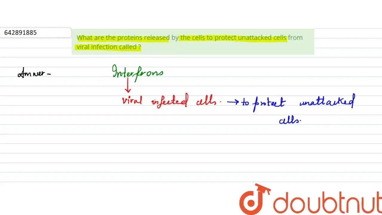 [Odia Solution] What are the proteins released by the cells to protect