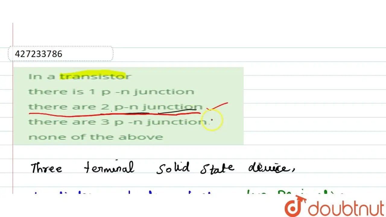 [Tamil] In a transistor