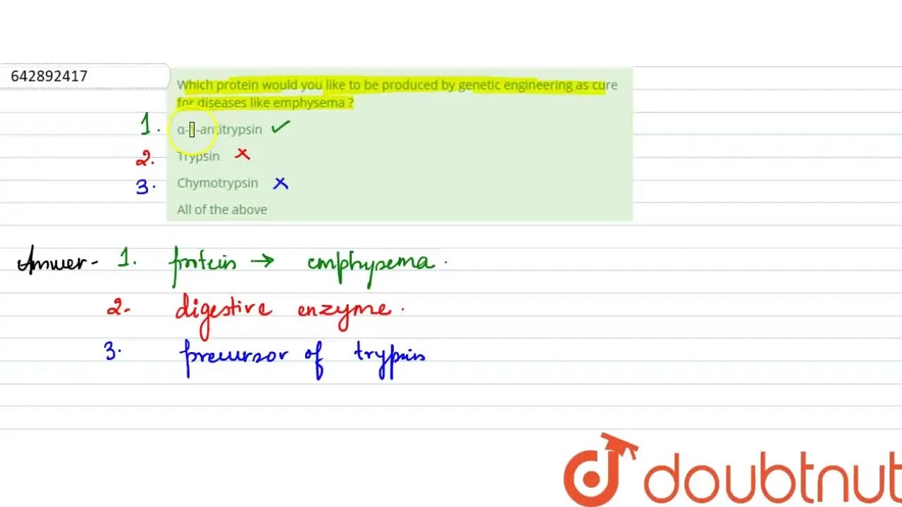 [Odia Solution] Which protein would you like to be produced by