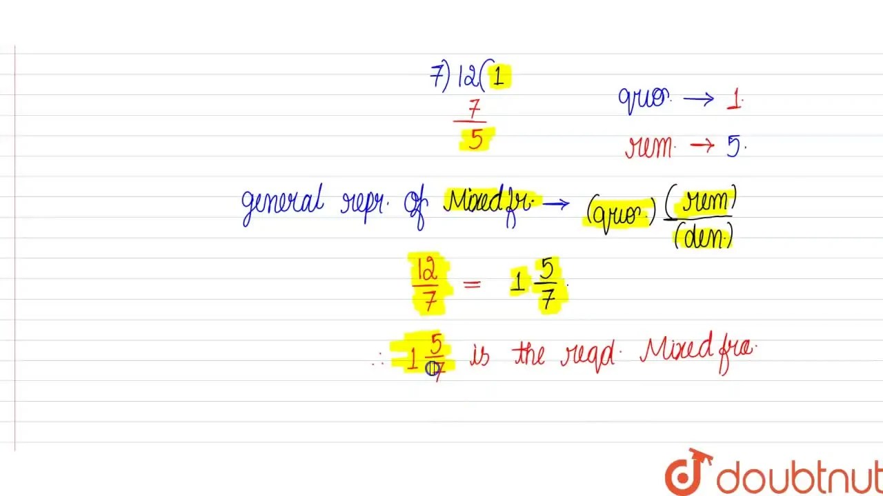 [Telugu] Multiply and write the Answer as A Mixed fraction 6/7times2