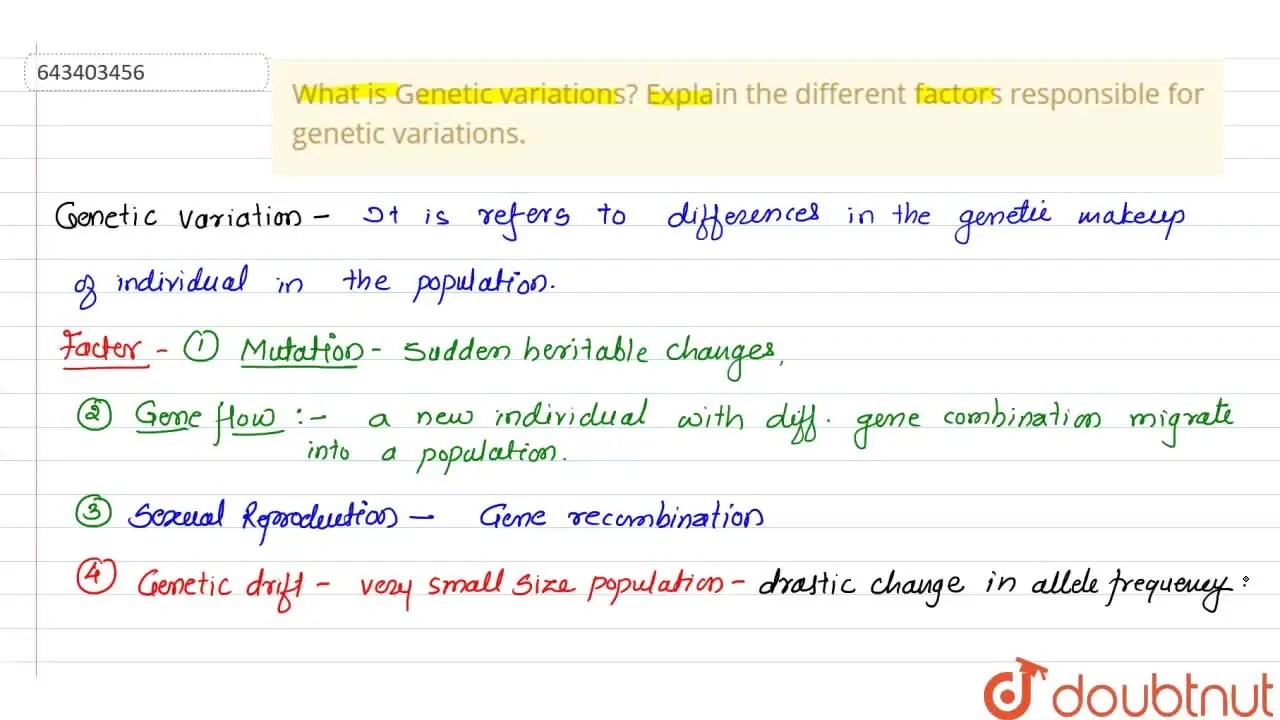 [Marathi Solution] What is variations? Explain the different